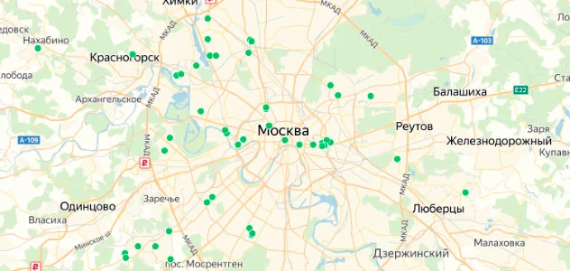 Поиск недвижимости на карте